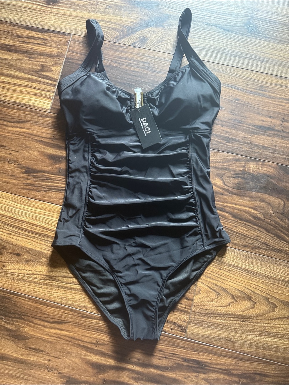 Daci Women Tummy Control One Piece Swimsuit - Ruched Bathing Suit Full Coverage